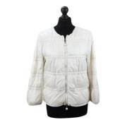 Moncler Pre-owned Pre-owned Polyester ytterklder White, Dam