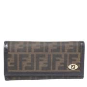 Fendi Vintage Pre-owned Canvas plnbcker Brown, Dam