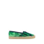 Dolce & Gabbana Tryckta canvas espadriller Green, Herr