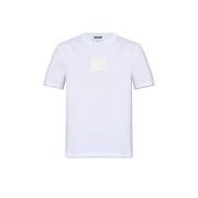 Moschino T-shirt med logotyp White, Herr