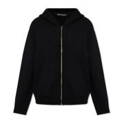 Palm Angels Wool hoodie Black, Herr