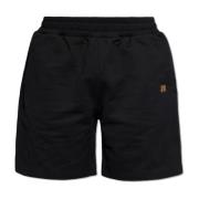 Palm Angels Shorts with application Black, Herr