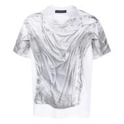 Y/Project Grafiskt Tryck Bomull T-shirt White, Herr