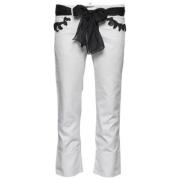Armani Pre-owned Pre-owned Bomull jeans White, Dam