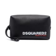 Dsquared2 Svarta Clutches för Kvinnor Black, Herr