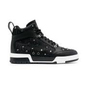 Moschino Sneakers med kristalldetaljer Black, Herr