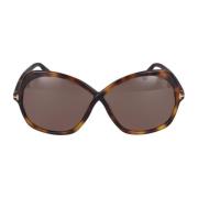 Tom Ford Stiliga solglasögon Ft1013 Brown, Dam