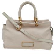 Marc Jacobs Pre-owned Pre-owned Laeder totevskor White, Dam