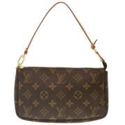 Louis Vuitton Vintage Pre-owned Canvas kuvertvskor Brown, Dam