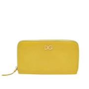 Dolce & Gabbana Pre-owned Pre-owned Laeder plnbcker Yellow, Dam