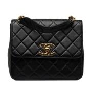 Chanel Vintage Pre-owned Laeder axelremsvskor Black, Dam