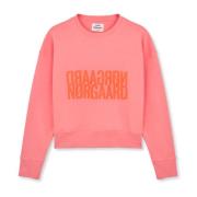 Mads Nørgaard Mjuk och Skön Shell Pink Sweatshirt Pink, Dam