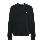 Polo Ralph Lauren Svarta Sweaters med Broderad Pony Black, Herr