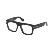 Tom Ford Tuffa fyrkantiga glasögon Black, Herr