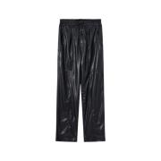 Isabel Marant Leather Trousers Black, Dam