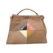 Fendi Vintage Pre-owned Mocka handvskor Brown, Dam