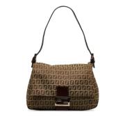 Fendi Vintage Pre-owned Laeder axelremsvskor Brown, Dam