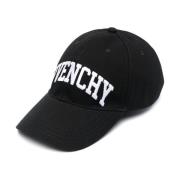 Givenchy Svart baseballkeps med Givenchy College brodyr Black, Herr