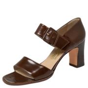 Salvatore Ferragamo Pre-owned Pre-owned Laeder sandaler Brown, Dam