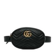 Gucci Vintage Pre-owned Laeder axelremsvskor Black, Dam