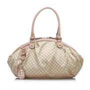 Gucci Vintage Pre-owned Laeder handvskor Beige, Dam