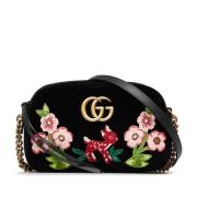 Gucci Vintage Pre-owned Sammet axelremsvskor Black, Dam