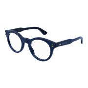 Gucci Gg1266O Återvunnen Acetat Optisk Glasögon Blue, Unisex