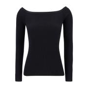 P.a.r.o.s.h. Svarta Sweaters - Maglia Black, Dam