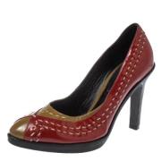 Bottega Veneta Vintage Pre-owned Laeder klackskor Red, Dam