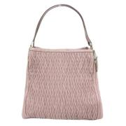 Coach Pre-owned Pre-owned Läder axelremsvskor Pink, Dam