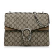 Gucci Vintage Pre-owned Canvas gucci-vskor Brown, Dam