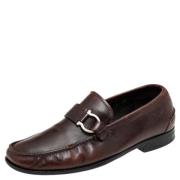 Salvatore Ferragamo Pre-owned Pre-owned Laeder lgskor Brown, Dam