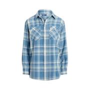 Polo Ralph Lauren Skjorta med knappar framtill Blue, Dam