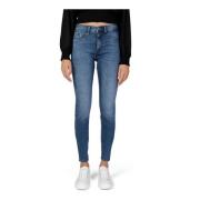 GAS Blå slitna jeans med slitna effekter för kvinnor Blue, Dam