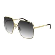 Gucci Golden Square Sunglasses for Women Black, Dam