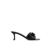 Salvatore Ferragamo Zelie klackmules Black, Dam