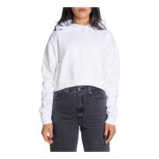 Calvin Klein Jeans Vit Huva Damtröja White, Dam