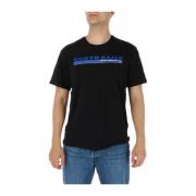 North Sails Svart Tryck T-shirt Black, Herr