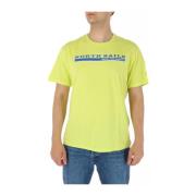 North Sails Gul rund hals T-shirt Yellow, Herr