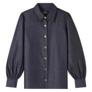 A.p.c. Klassisk Skjorta Blue, Dam