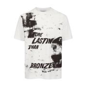Iceberg T-shirt med Lastin Bronce tryck White, Herr