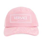 Versace Baseballkeps med logotyp Pink, Dam