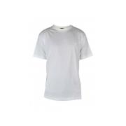 Giuseppe Zanotti Vit T-shirt med signaturlogga och rund hals White, He...