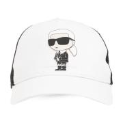 Karl Lagerfeld Baseball cap White, Unisex