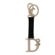 Dsquared2 Nyckelring med logotyp Black, Herr