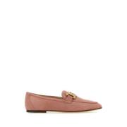 Tod's Antikrosa Mocka Kate Loafers Pink, Dam