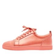 Christian Louboutin Pre-owned Pre-owned Satin sneakers Pink, Dam