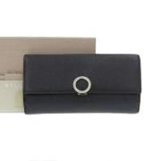 Bvlgari Vintage Pre-owned Läder plnbcker Black, Dam