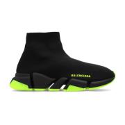 Balenciaga ‘Speed 2.0 Graffiti’ sneakers med socka Black, Dam