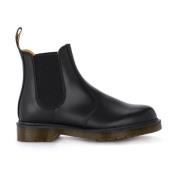 Dr. Martens Svart läder 2976 stövel med elastiska insatser Black, Dam